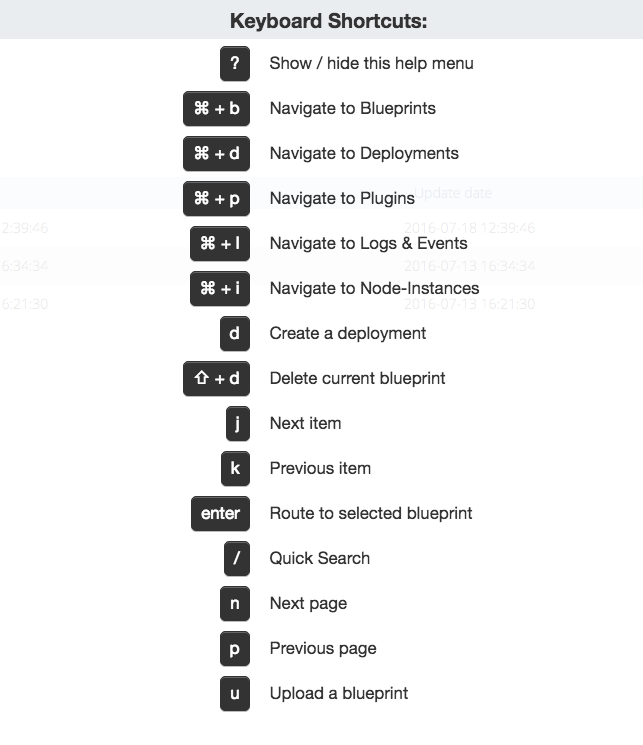 Example hotkeys