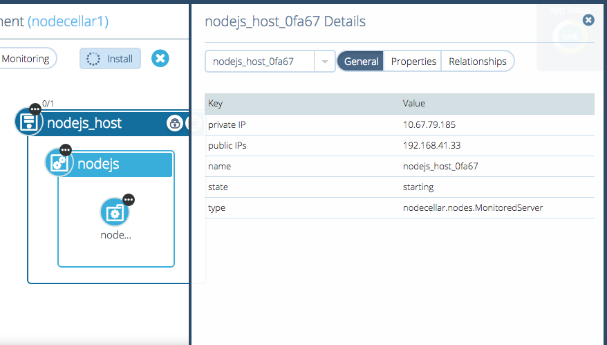 Deployment node details