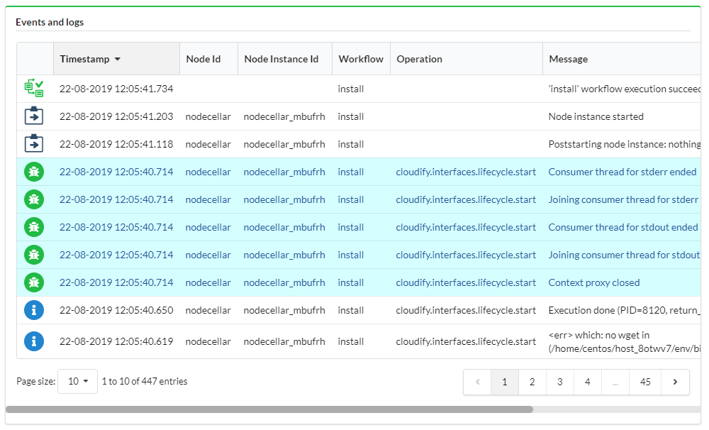 events-logs