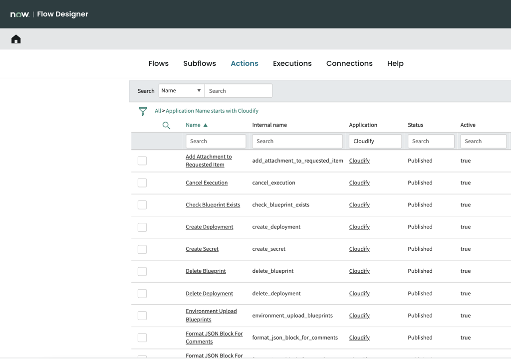 Flow Designer actions