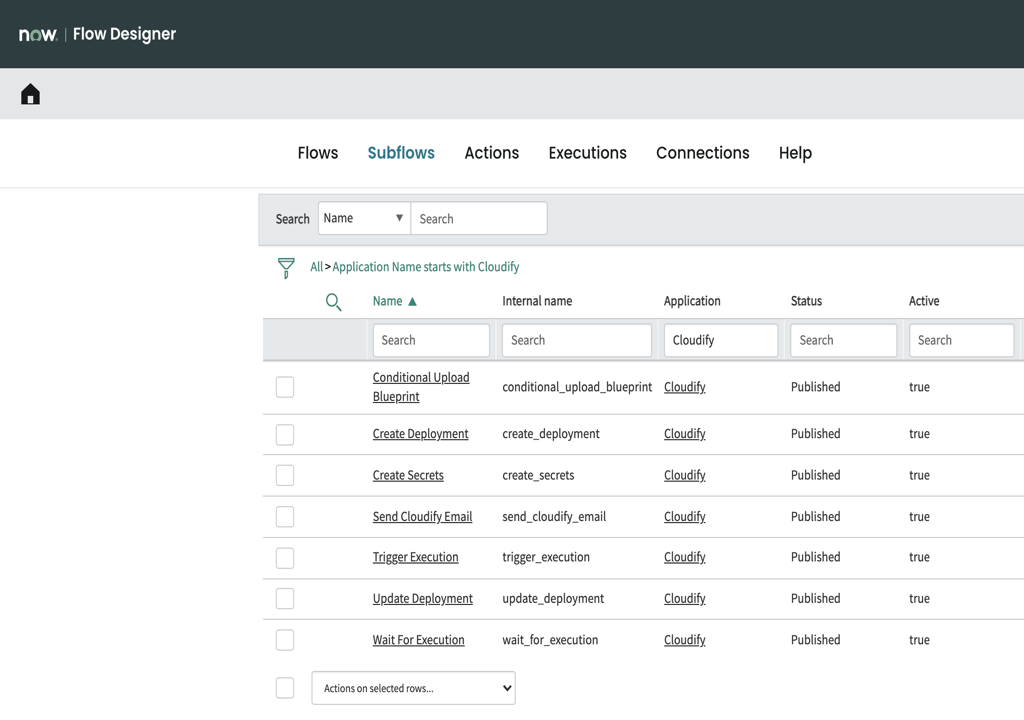 Flow Designer subflows