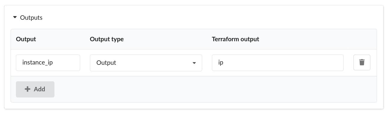 Define Terraform Module Outputs