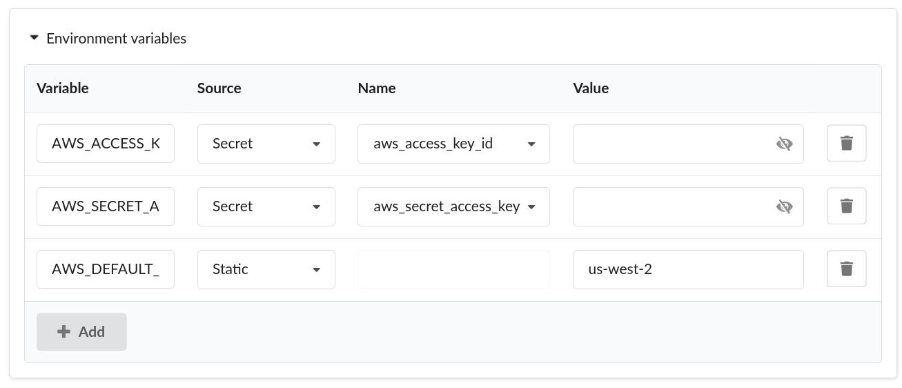 Terraform Environment Variables