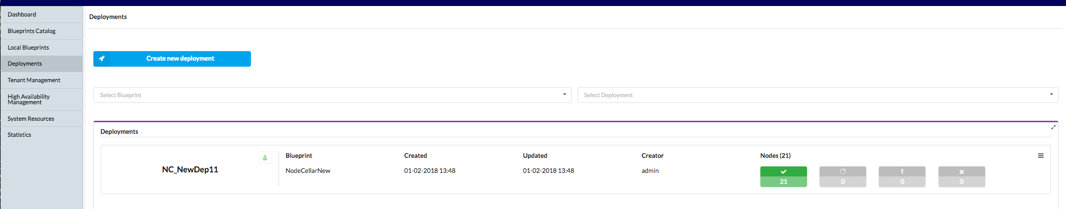 Nodecellar Deployment