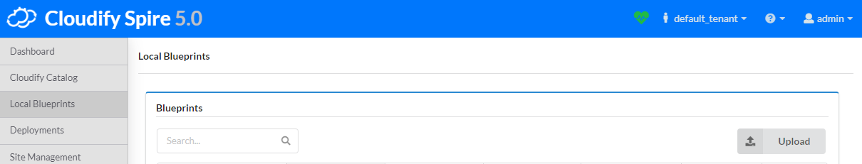 Upload blueprint to local blueprints