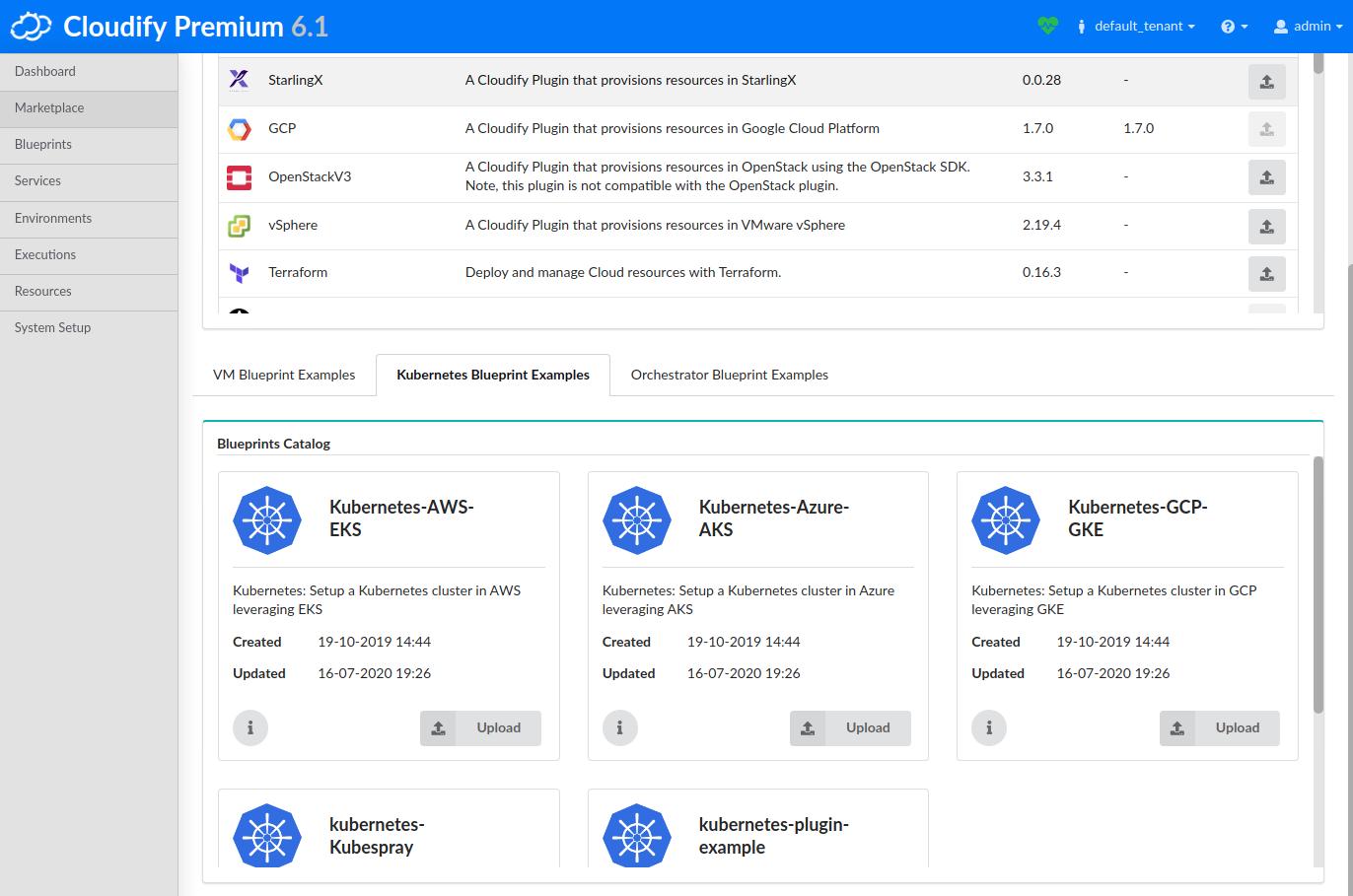 GCP import blueprint