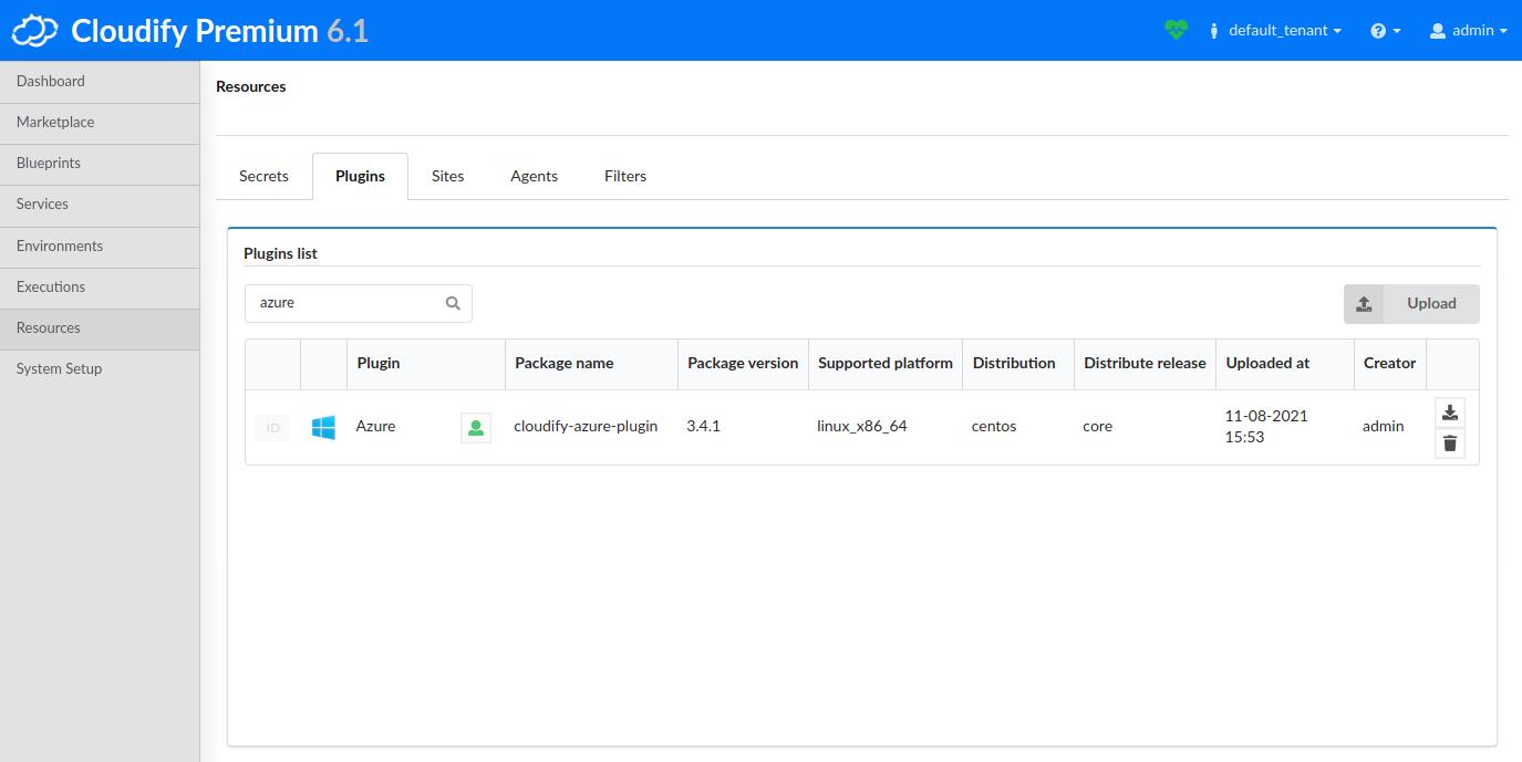 Required plugins for this example