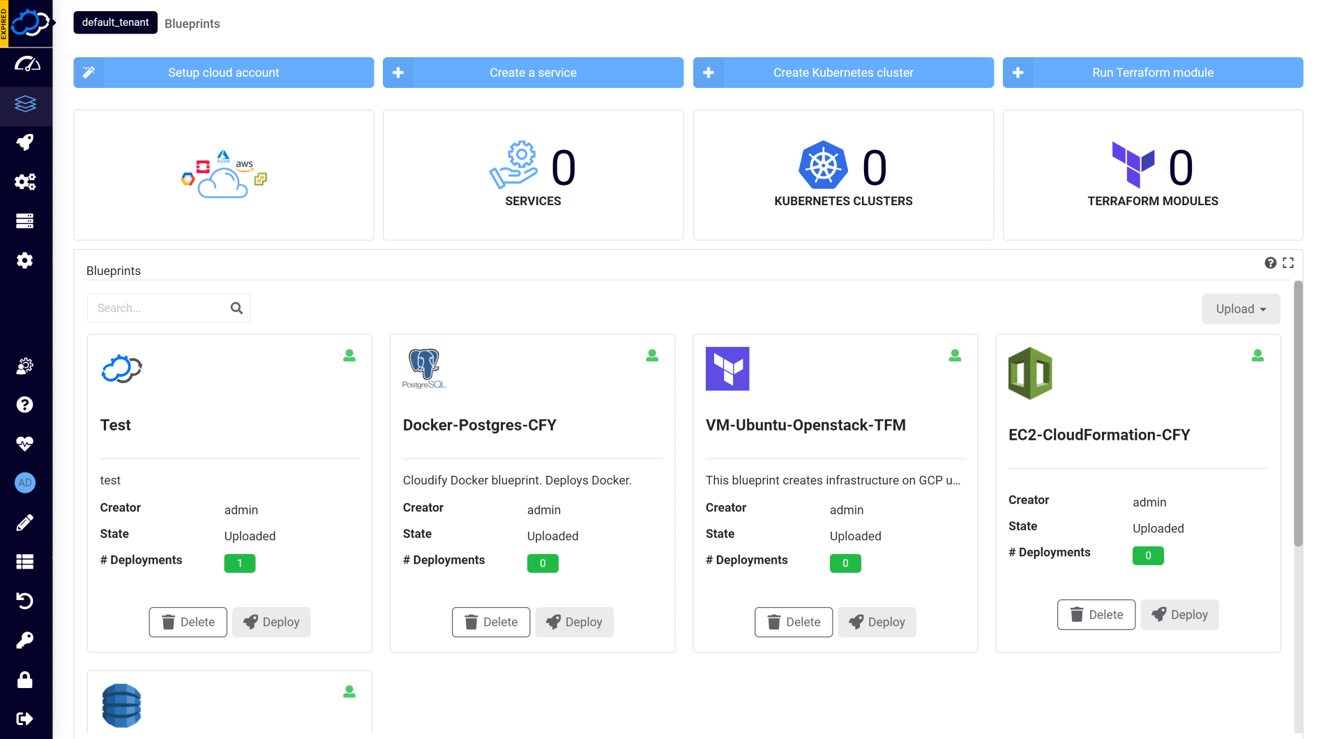 Blueprints Page